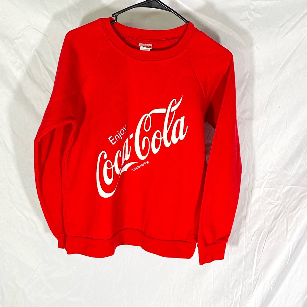 Red Coca Cola crewneck sweatshirt streetwear